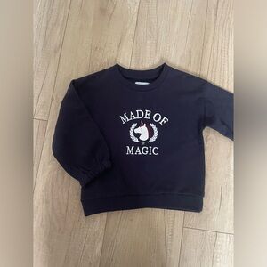 Mango Navy 'Made of Magic' Kids Sweatshirt